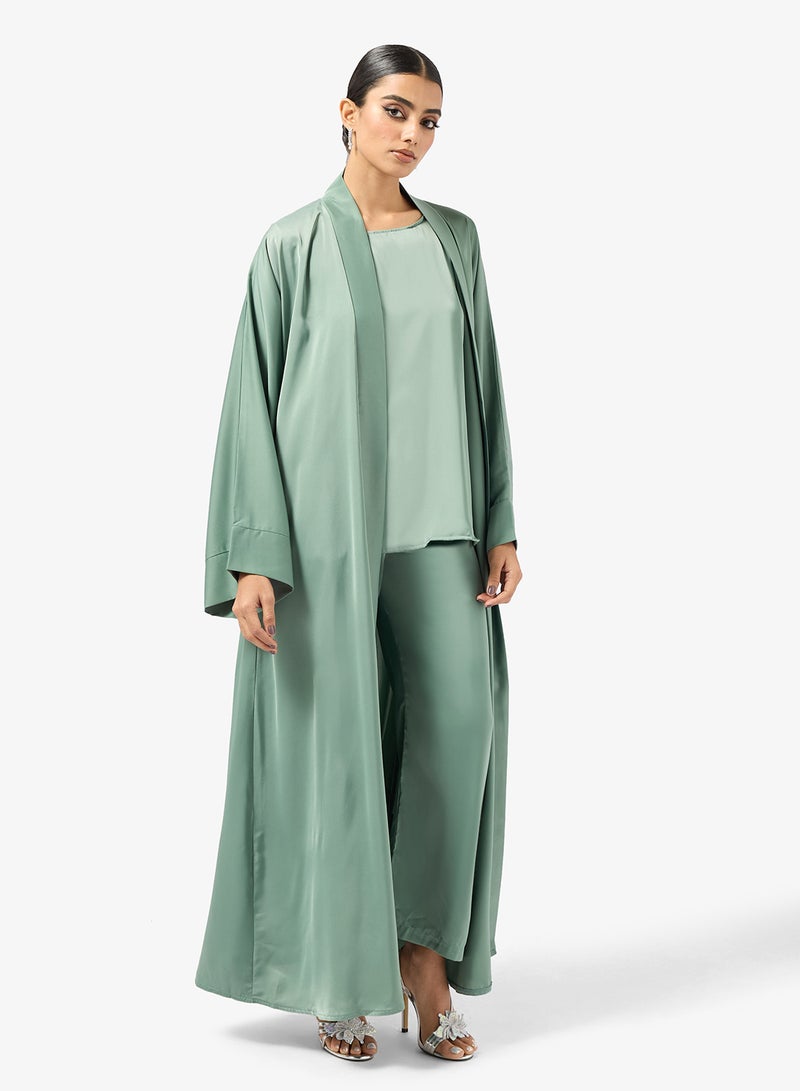 هيا كلوزيت طقم عباية وبنطلون فضفاض - Image 5